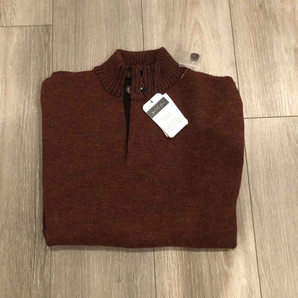 XXL Men’s Quarter-zip Sweater